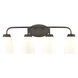 Winslow 4 Light 28 inch Oil Rubbed Bronze Vanity Light Wall Light