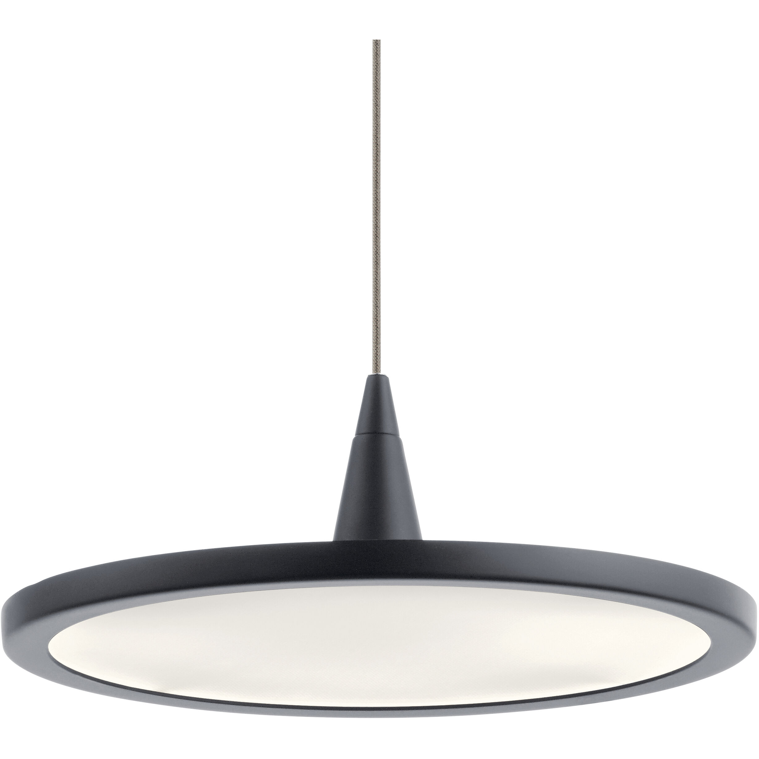 Jeno LED 9 inch Matte Black Mini Pendant Ceiling Light
