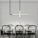 Hoops LED 40 inch Black Island/Pool Table Light Ceiling Light