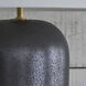 Kelly Wearstler Chalon 30 inch 15 watt Stained Black Metallic Table Lamp Portable Light, Large