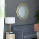 Anita 35.4 X 35.4 inch Gold Wall Mirror