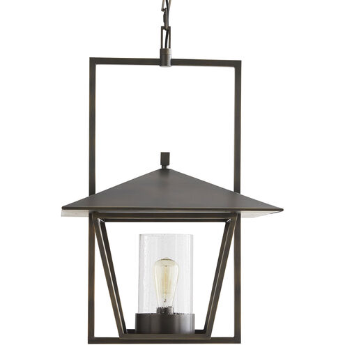 Temple 1 Light 19 inch Aged Bronze Pendant Ceiling Light