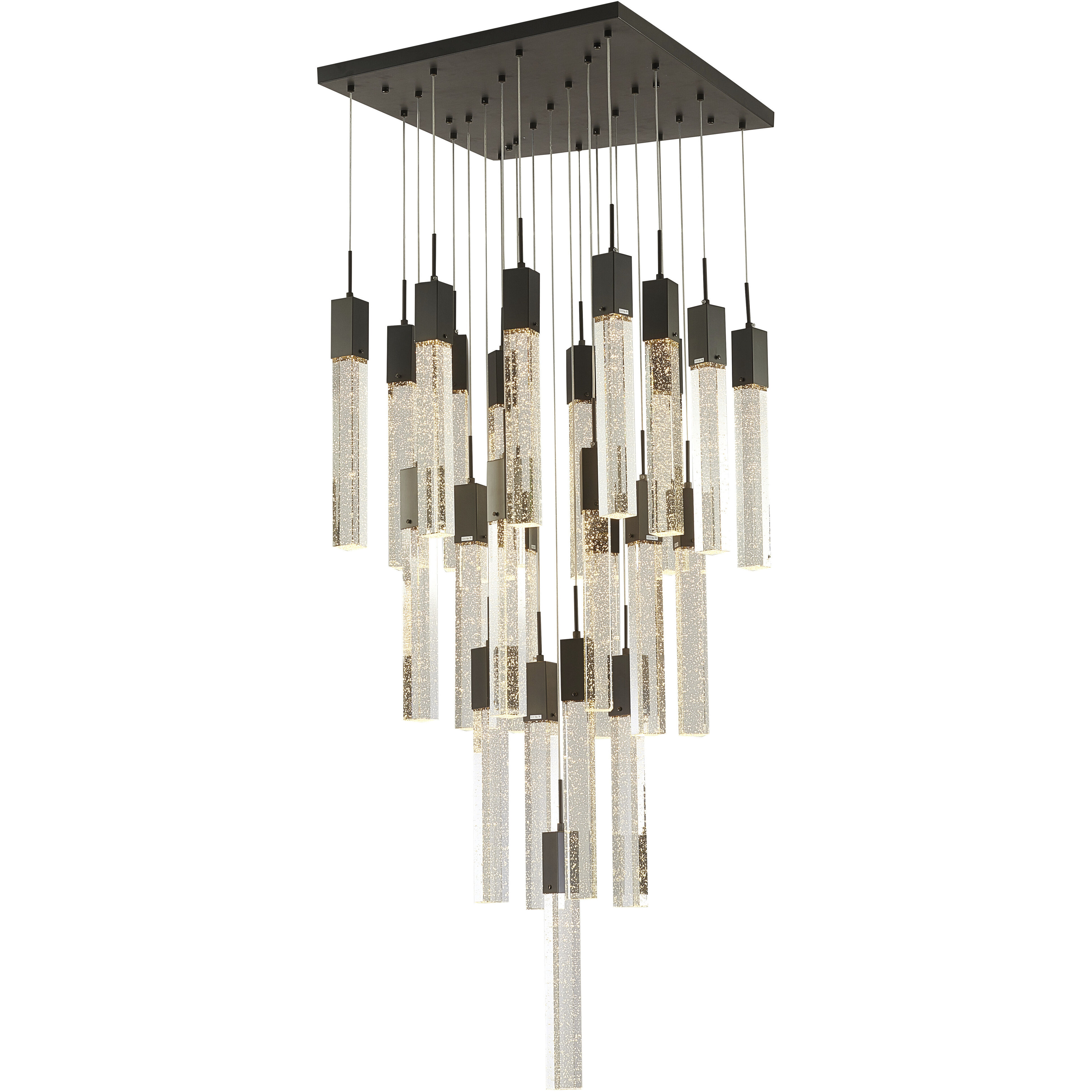 Canada 25 Light 27.56 inch Matte Black Chandelier Ceiling Light