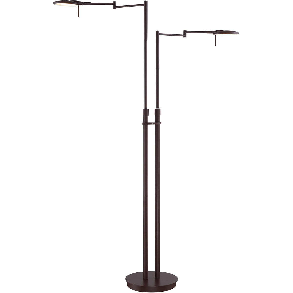 Dessau Turbo 40 inch 13 watt Bronze Floor Lamp Portable Light