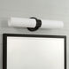 Theo 2 Light 5 inch Matte Black Sconce Wall Light