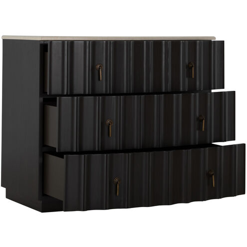 Sergio Marble / Sesame Black Chest