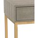 Shagreen 24 X 16 inch Gray Accent Table
