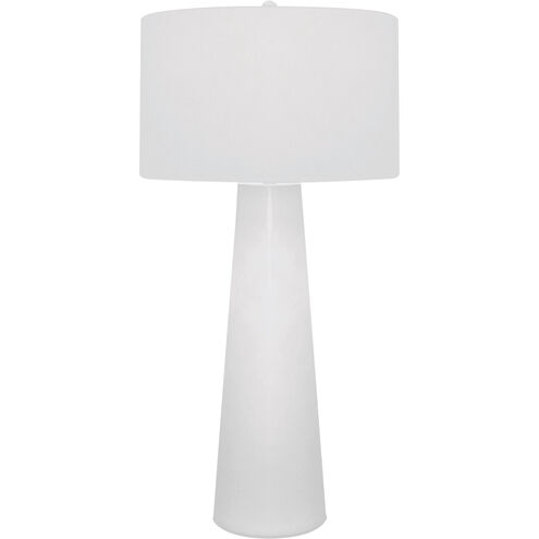Obelisk 36 inch 150.00 watt White Table Lamp Portable Light in Incandescent, 3-Way, With Night Light