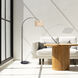 Merritt 81.75 inch 150.00 watt Matte Black Floor Lamp Portable Light