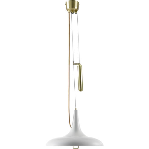 Onos 3 Light 17.7 inch Gold / White Pendant Ceiling Light