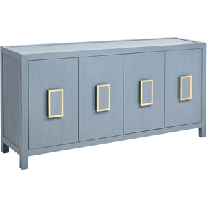 Hawick 72 X 18 inch Aged Blue with Gold Credenza