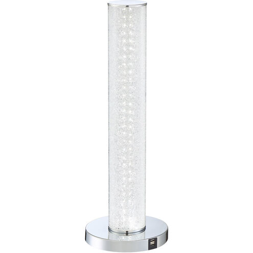 Quilla 20 inch 13.00 watt Chrome Table Lamp Portable Light