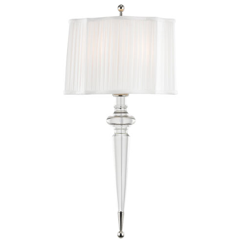 Tipton 2 Light 12.25 inch Polished Nickel Wall Sconce Wall Light