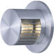 Alumilux Spoked LED 4.5 inch Satin Aluminum Outdoor Wall Mount