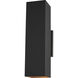 Pohl 2 Light 18.5 inch Black Outdoor Wall Lantern