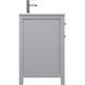 Lewis 48 X 22 X 34 inch Grey Vanity Sink Set