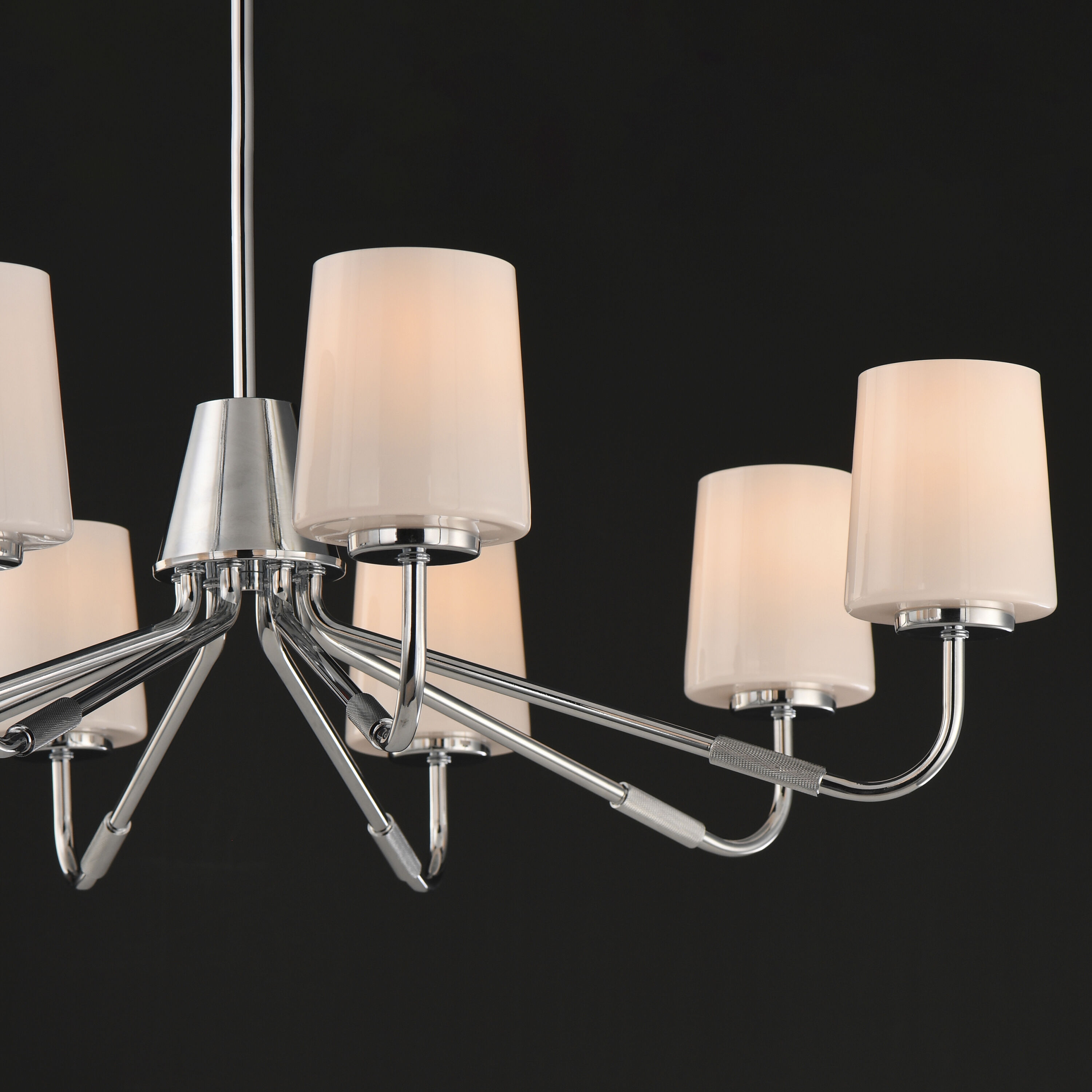 Durham 8 Light 34.25 inch Polished Chrome Chandelier Ceiling Light
