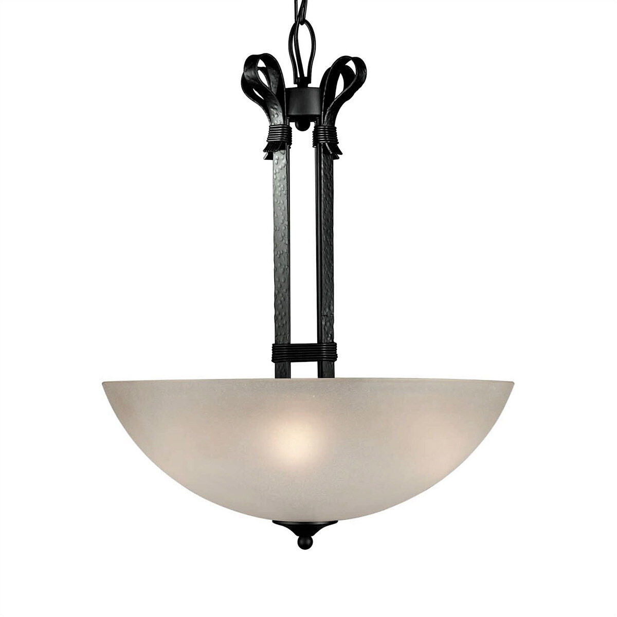 Carson 4 Light 20 inch Natural Iron Bowl Pendant Ceiling Light