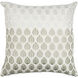 Fabuleuse 18 X 18 inch Light Beige/Seafoam/Dusty Sage/Olive Accent Pillow