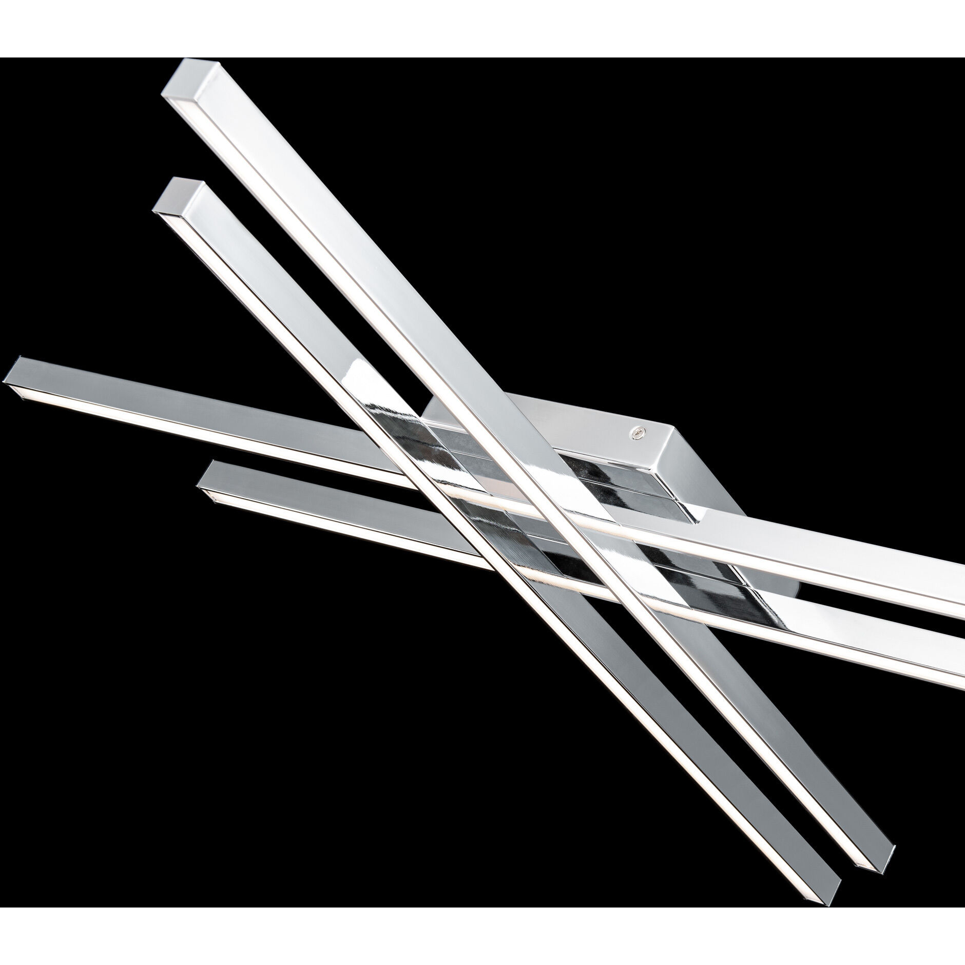 Parallax LED 42 inch Chrome Flush Mount Ceiling Light, dweLED