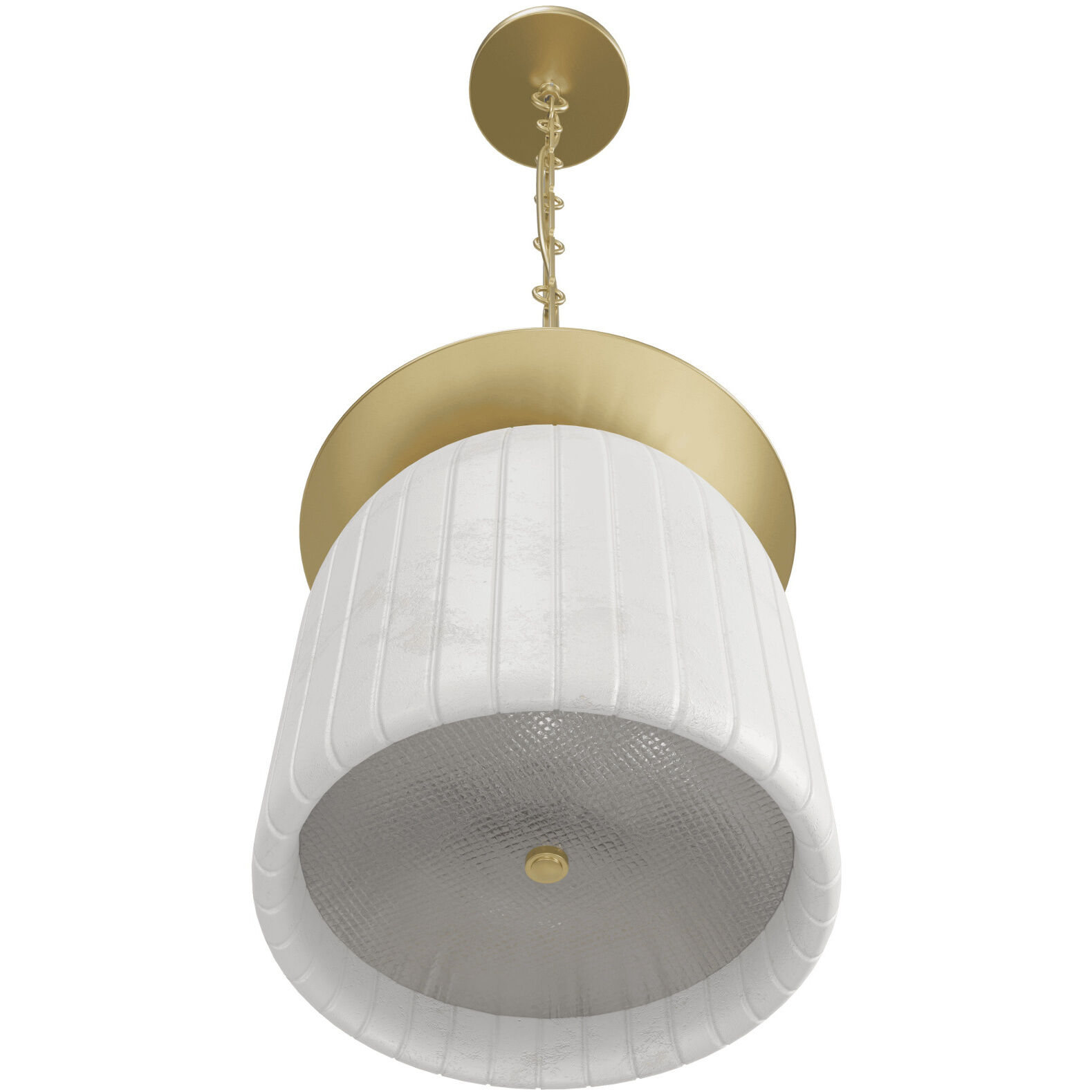 Westwood LED 8 inch Brushed Brass Pendant Ceiling Light