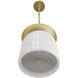 Westwood LED 8 inch Brushed Brass Pendant Ceiling Light