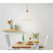 Arti 1 Light 15 inch Heritage Brass with Cased Opal Glass Pendant Ceiling Light in Heritage Brass / Cased Opal