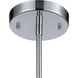 Palmerton 1 Light 10 inch Polished Chrome Mini Pendant Ceiling Light