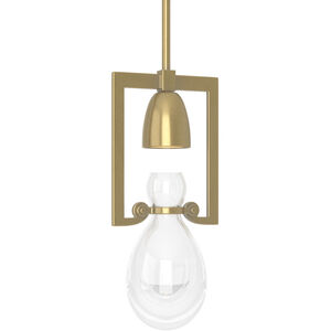 Apothecary 1 Light 6.3 inch Modern Brass Mini Pendant Ceiling Light