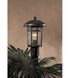 Cranston 1 Light 15 inch Heritage Outdoor Post Mount Lantern, Great Outdoors