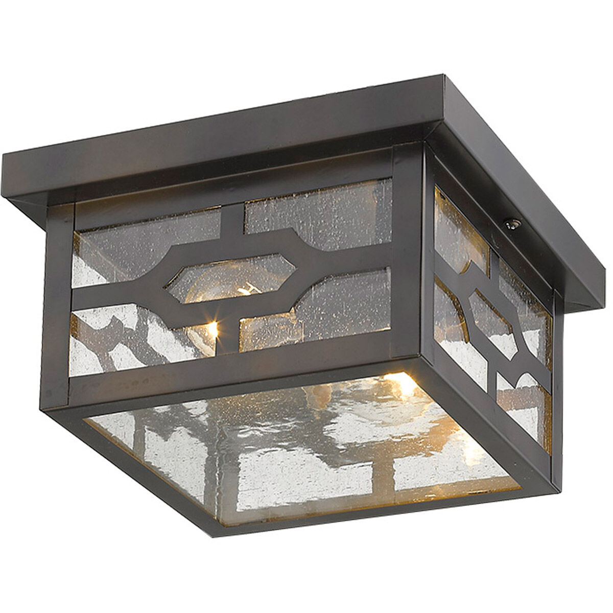 Calvert 2 Light 9 inch Oil-Rubbed Bronze Exterior Flushmount