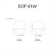Sofia 1 Light 6 inch Matte Black Decorative Wall Sconce Wall Light, Decorative