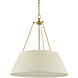 Lytham LED 24.25 inch Antique Gold Leaf Pendant Ceiling Light