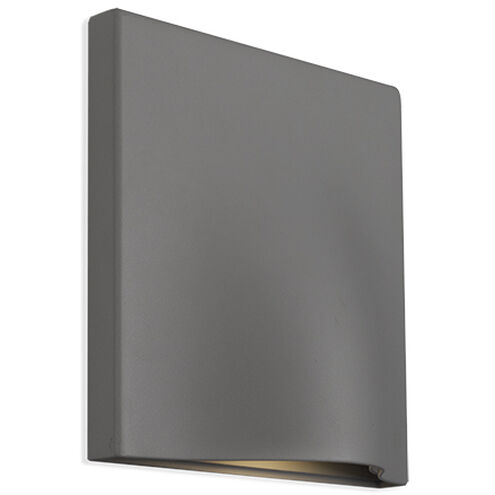 Lenox LED 7.75 inch Gray Exterior Wall Sconce