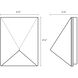 Triform Compact LED 5 inch Textured Gray Indoor-Outdoor Sconce, Inside-Out