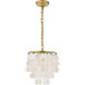 Selene 1 Light 10 inch Brass Pendant Ceiling Light