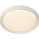 Lumea 15.5 inch Matte White Flush Mount Ceiling Light
