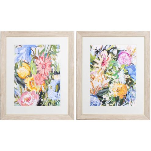 Florals Collection Pink Framed Art