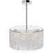 Claire 14 Light 24 inch Chrome Drum Shade Chandelier Ceiling Light