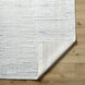 Jackie 120 X 96 inch Light Silver / Off-White Handmade Rug in 8 x 10