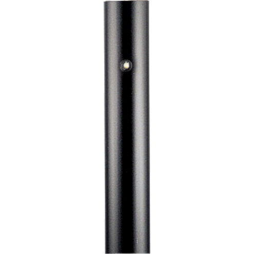 Outdoor Posts 84 inch Matte Black Outdoor Aluminum Post in Photocell, with Photocell