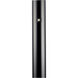 Outdoor Posts 84 inch Matte Black Outdoor Aluminum Post in Photocell, with Photocell