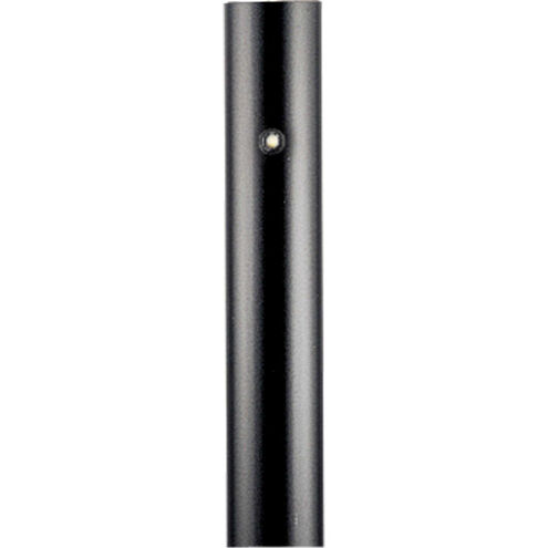 Outdoor Posts 84 inch Matte Black Outdoor Aluminum Post in Photocell Included, with Photocell