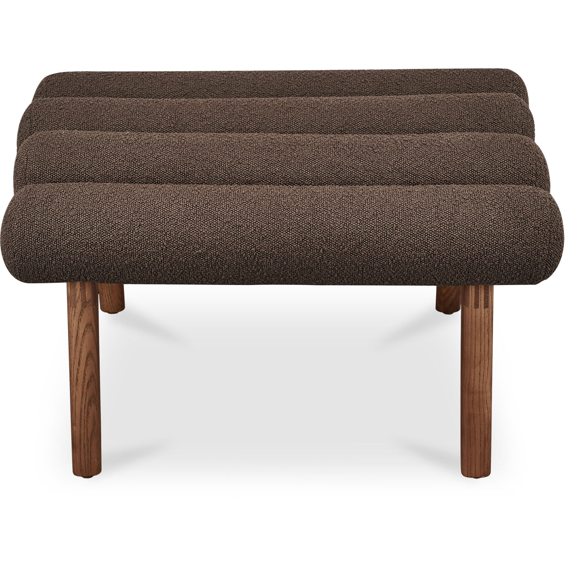 Arlo 17.5 inch Dark Brown Accent Stool