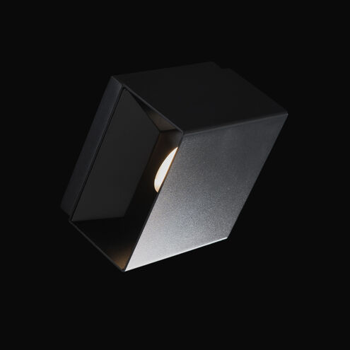 Boxi LED 3 inch Black ADA Wall Sconce Wall Light in 3500K, dweLED