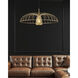Valencia 1 Light 35 inch Modern Gold Pendant Ceiling Light