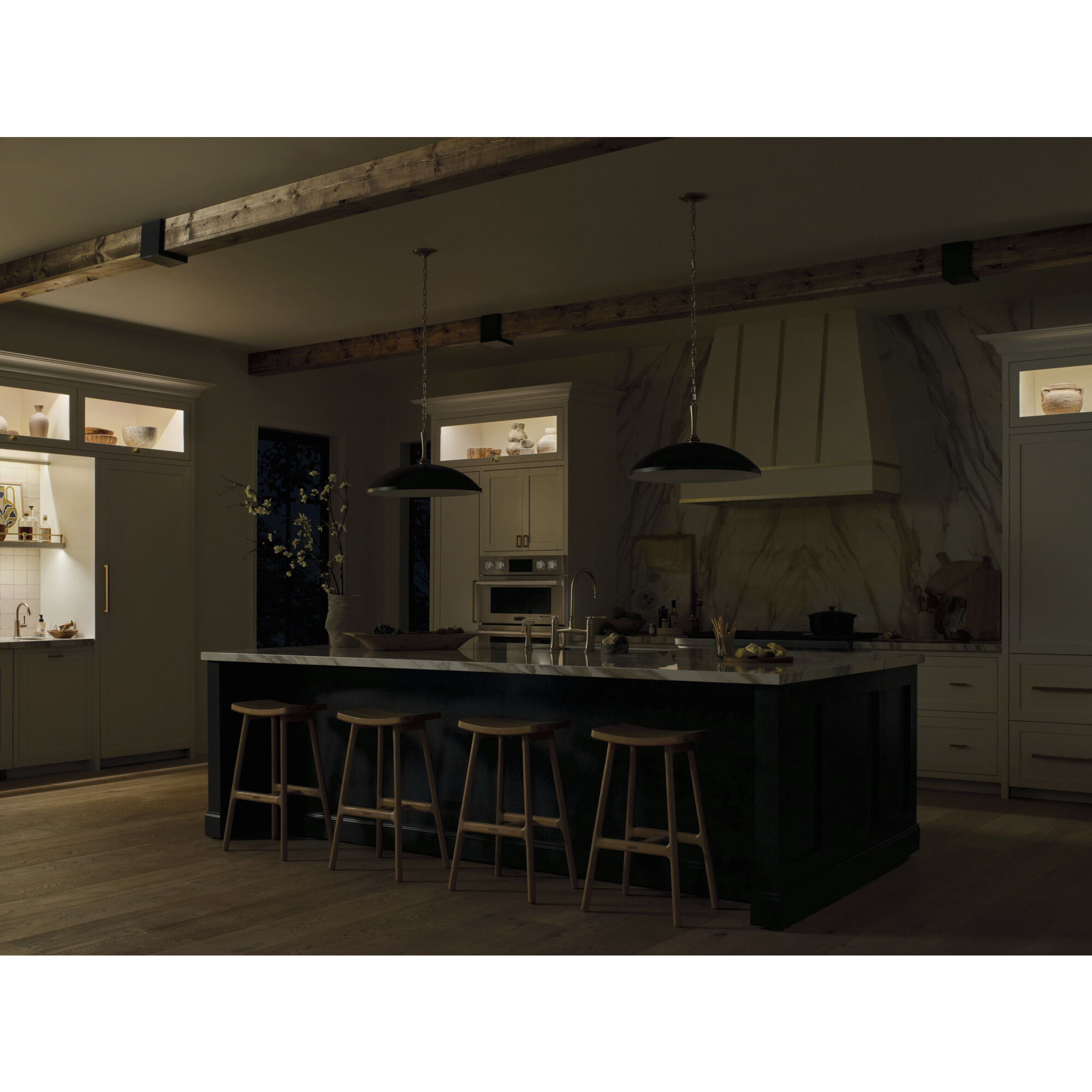 Delarosa 1 Light Black Pendant Ceiling Light