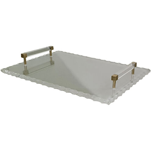 Kathleen White and Gold Tray