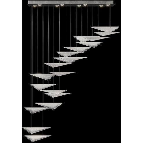 Volo 8 Light 60.5 inch Silver Pendant Ceiling Light