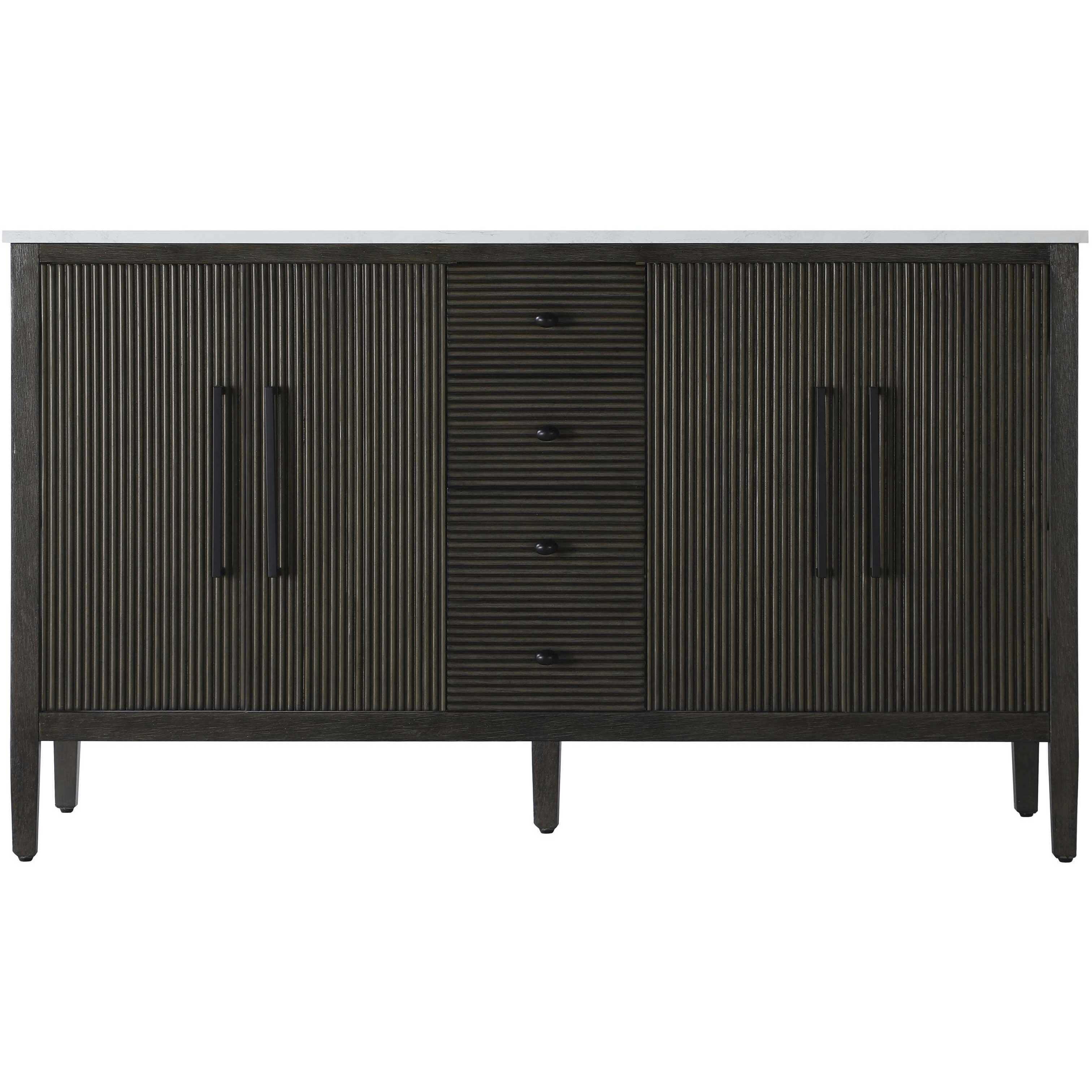 Blakely 60 X 34 inch Chocolate Oak Bathroom Vanity Cabinet